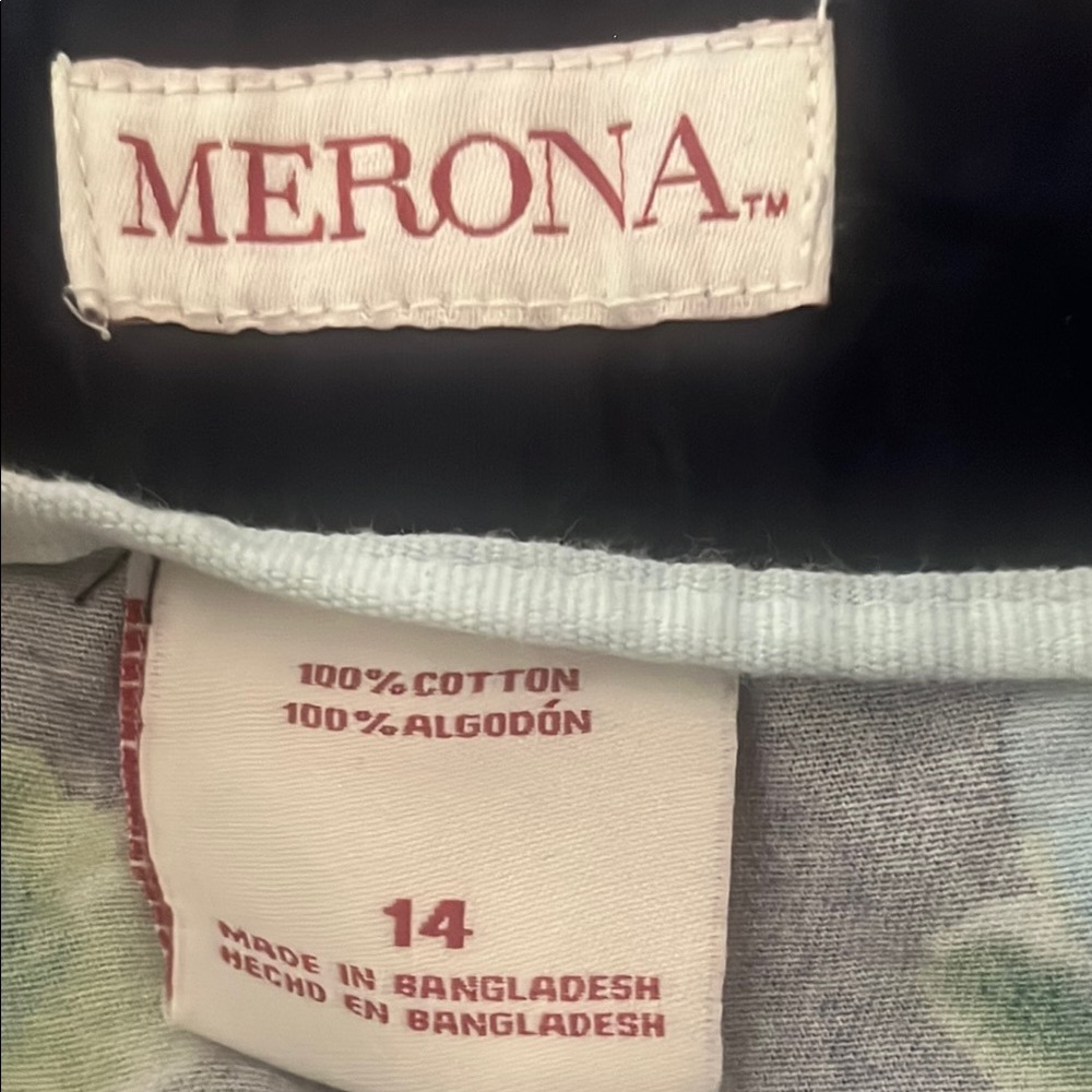 Merona Floral Women's 3” Shorts, Size 14 - Picture 4 of 9
